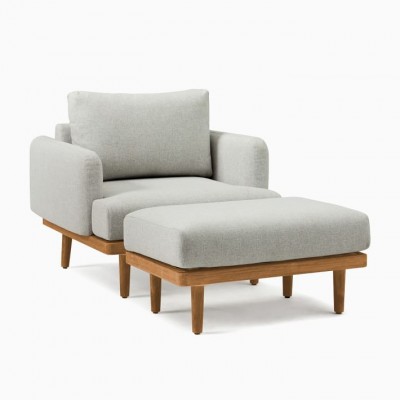 HADEN Lounge chair & stool