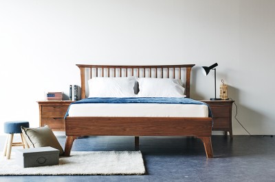 MDL Walnut Bedroom Set