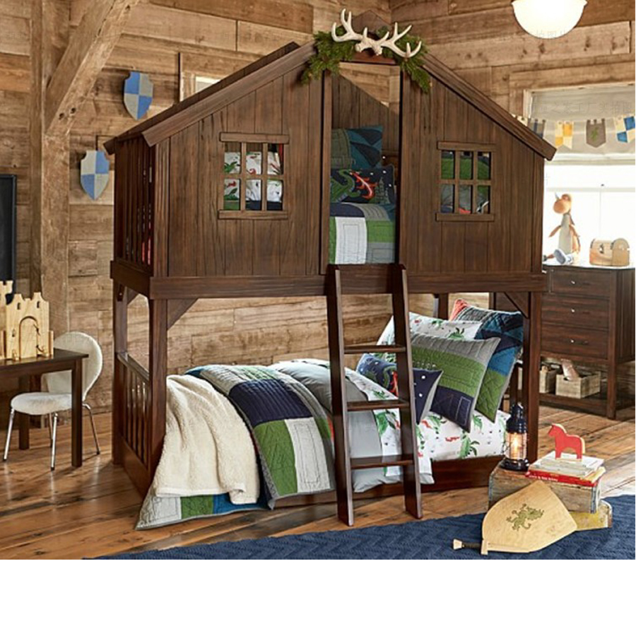 Tree House Twin-Over-Twin Bunk Bed/ Giường tầng